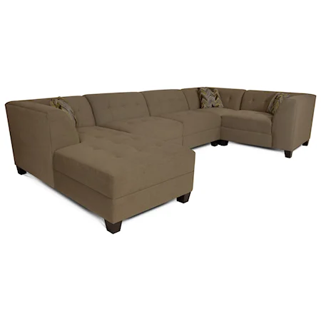 Sectional Sofa with 4-5 Seats